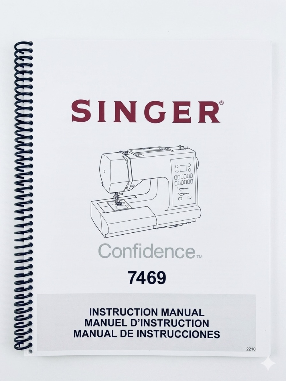 Instruction Manual for Singer Confidence 7469 Sewing Machine